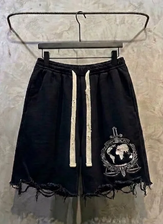 Vintage Denim Short Jeans Women Loose Retro 2000s Streetwear Denim Fitness Y2k Casual Shorts