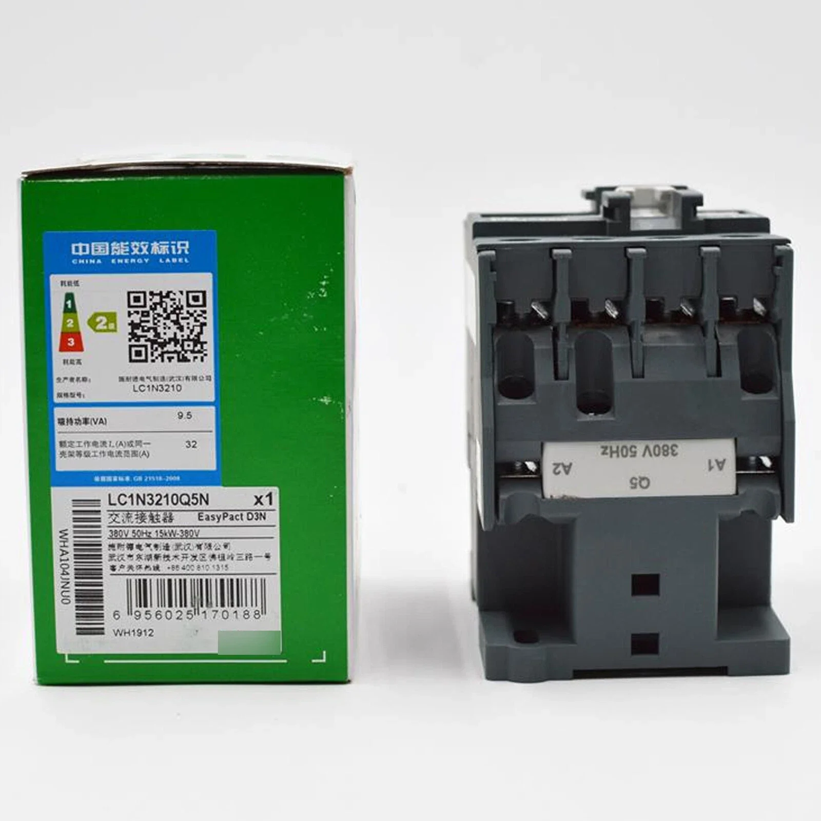 LC1N3210Q5N LC1-N3210Q5N Easy TeSys Control 3P contactor   (1NO) - AC-3 - = 440V 32A - 380V