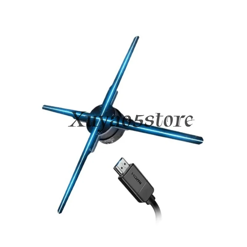 Naked-eye 3D Hologram Projector Air Imaging Fan Screen 3D Floating Rotating Screenless Advertising Display Machine for Business