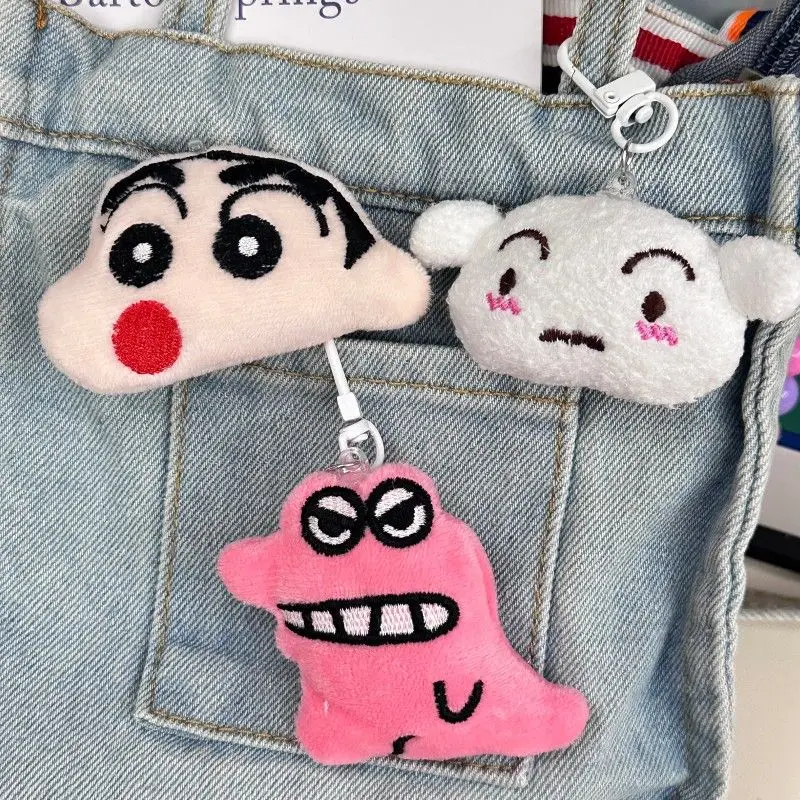 かわいいクレヨンしんちゃんブーチャンぬいぐるみペンダントアニメ漫画学生スクールバッグバックパックミニキーホルダージュエリー誕生日ギフト女の子