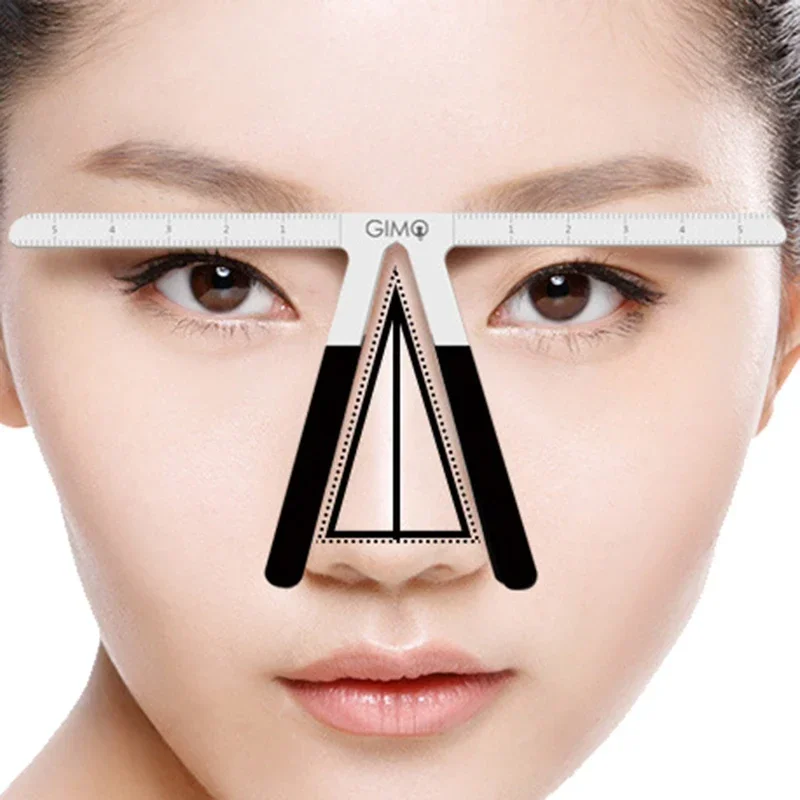 Eyebrow Tattoo Permanent Makeup Rule Microblading Eyebrow Tattoo Stencil Rule Reusable Template Definition Grooming Measure Tool