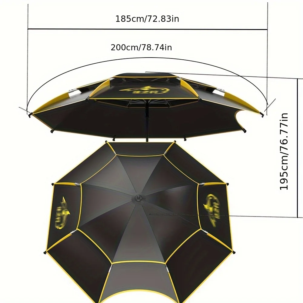 

Outdoor folding sunshade, sun umbrella insertion, fishing umbrella, large fishing umbrella, thickened fishing umbrella