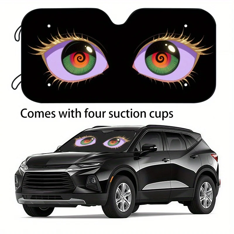 

1pc Funny And Humorous Animal Car Sunshade 2 Sizes To Choose From Universal Style, Holiday Gift Choice Car Windshield Sunshade,