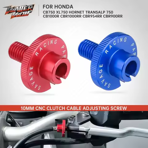 2025 2024 Transalp Hornet 750 Motorcycle Clutch Cable Wire Adjuster Screw Bolt M10 For Honda CB750 XL750 CB1000R CBR 1000 900 RR