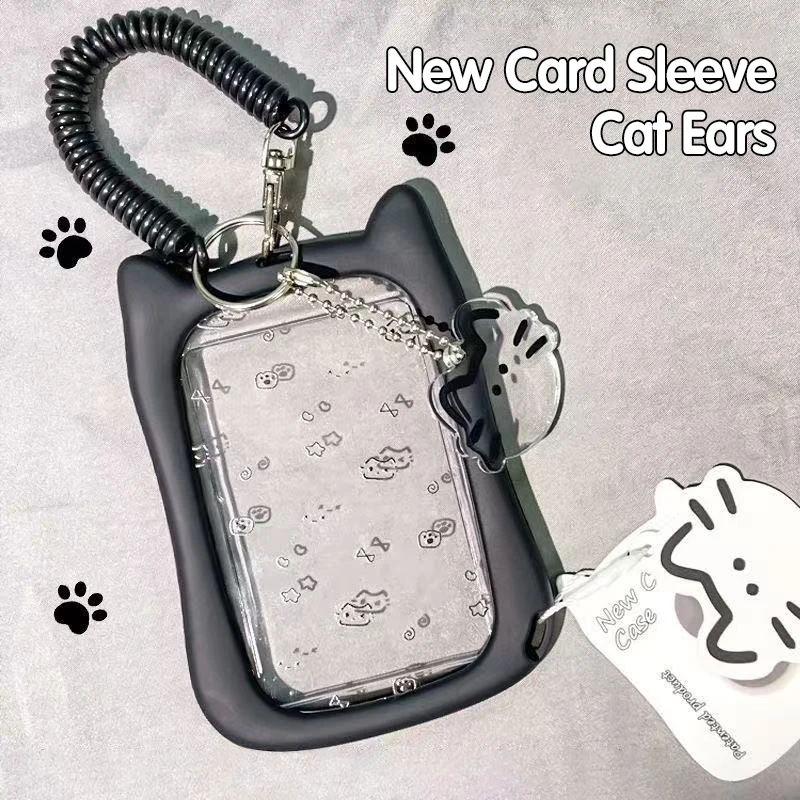 Bus Simple Transparent Ins Card Cover Student Campus Meal Card Subway ID Card Star Chasing Protection Cover