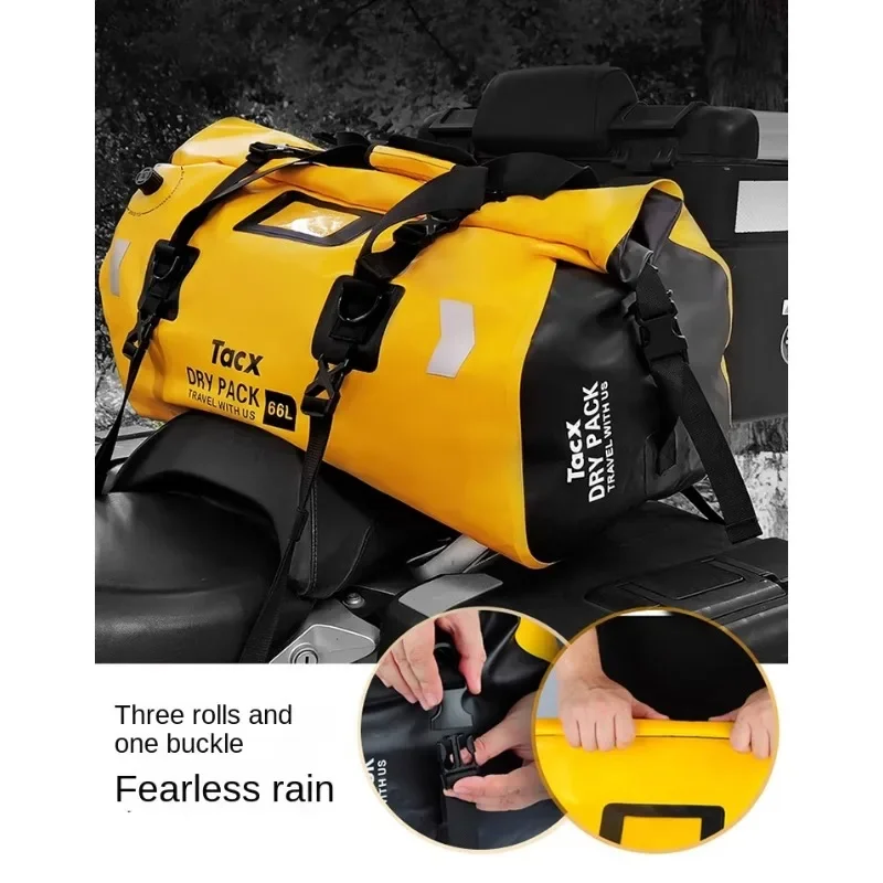 Waterproof Motorcycle Tail Bag Large Capacity 48L 66L 4 Colors Motorcycle Bags for BMW R1250GSA R1200GS F750GS G850GS F800GS