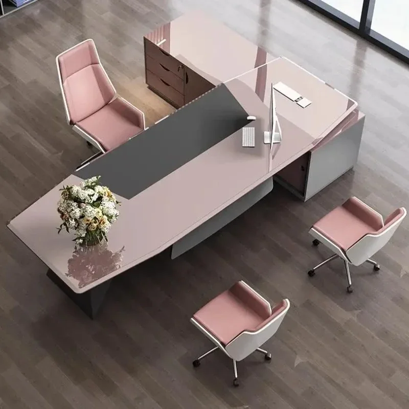 

Organiser Standing Office Table Beautiful Drawer Executive Reception Office Desk L Shaped Reading Mesa De Escritorio Furniture