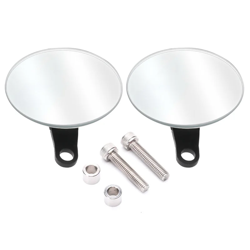 Mini rétroviseur sans bords pour moto, pour MT-07 MT-09 Tracer XSR700 XSR900, miroir rond grand Angle modifié