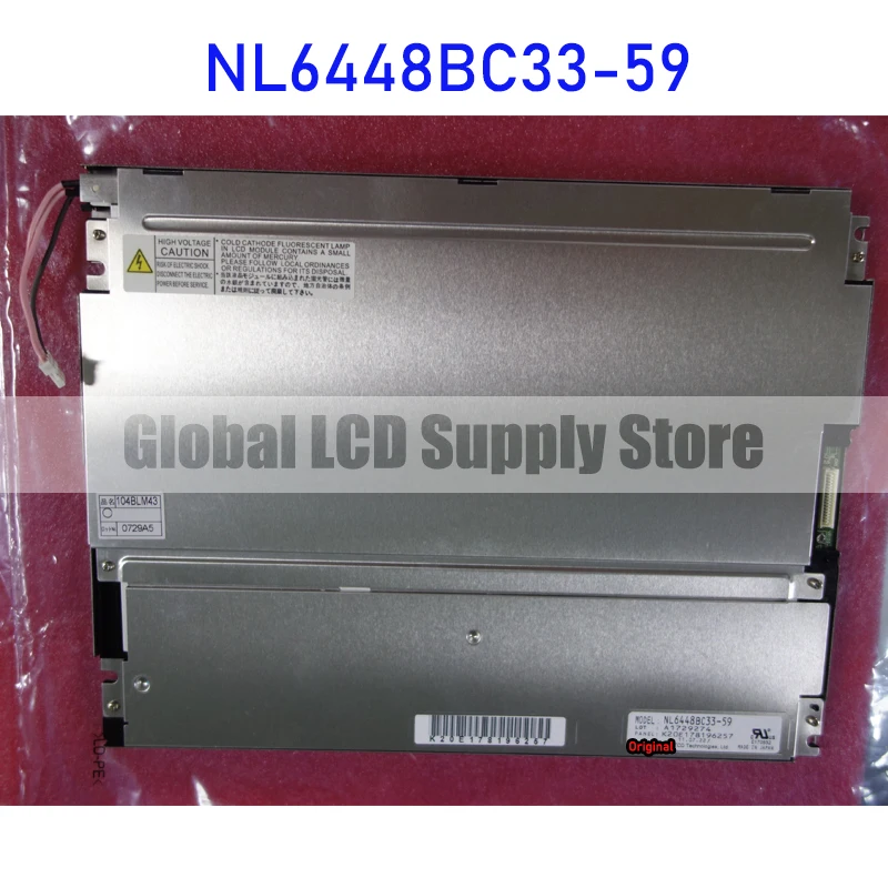 NL6448BC33-59 10.4 Inch 640*480 LCD Display Screen Panel Original for NEC 31 Pins Connector Brand New Fully Tested