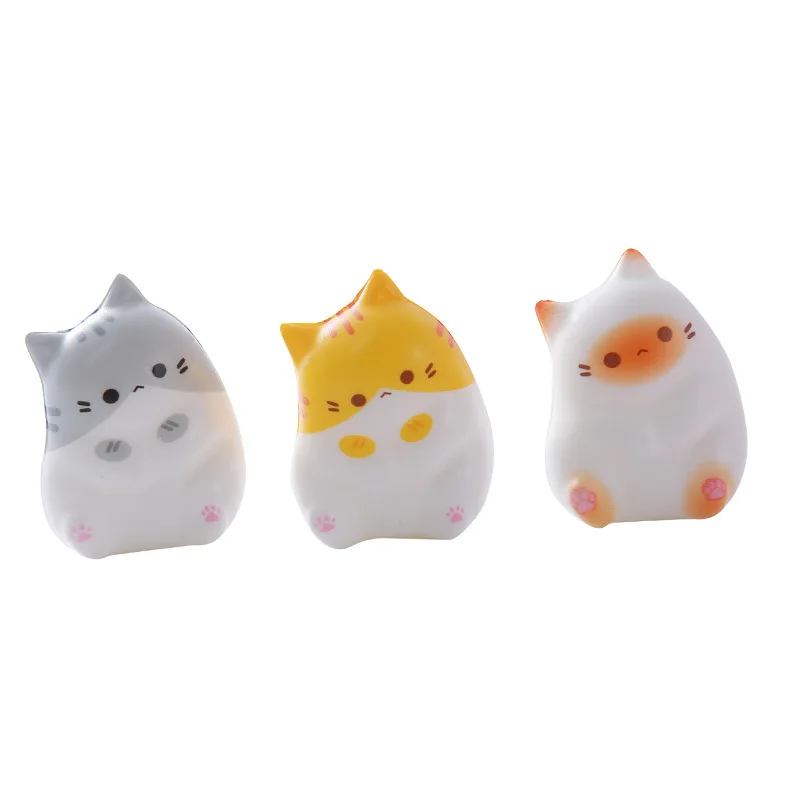 Creative Cartoon Cat Squeeze Toys Plushie Stress Release Decompression Vent Doll Slow Rebound Cute Release Anxiety Toy