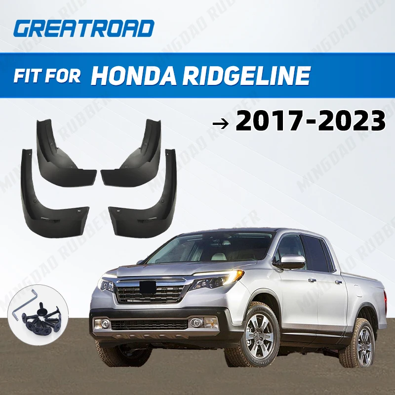 

For Honda Ridgeline 2017-2023 2018 2019 2020 2021 2022 Fender Mudguard Mud Flaps Guard Splash Flap Mudguards Car Accessories