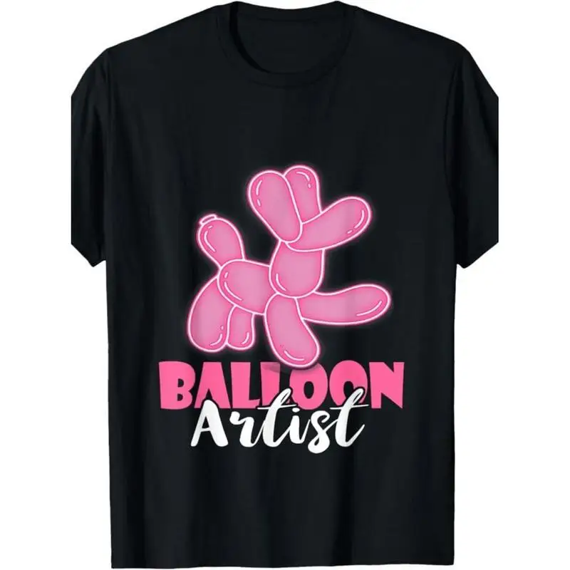 

Cute Balloon Dog Artist T-Shirt Women Men Unisex Funny Graphic Tee Gift for Balloon Lover Party Outfit Short Sleeve Tops