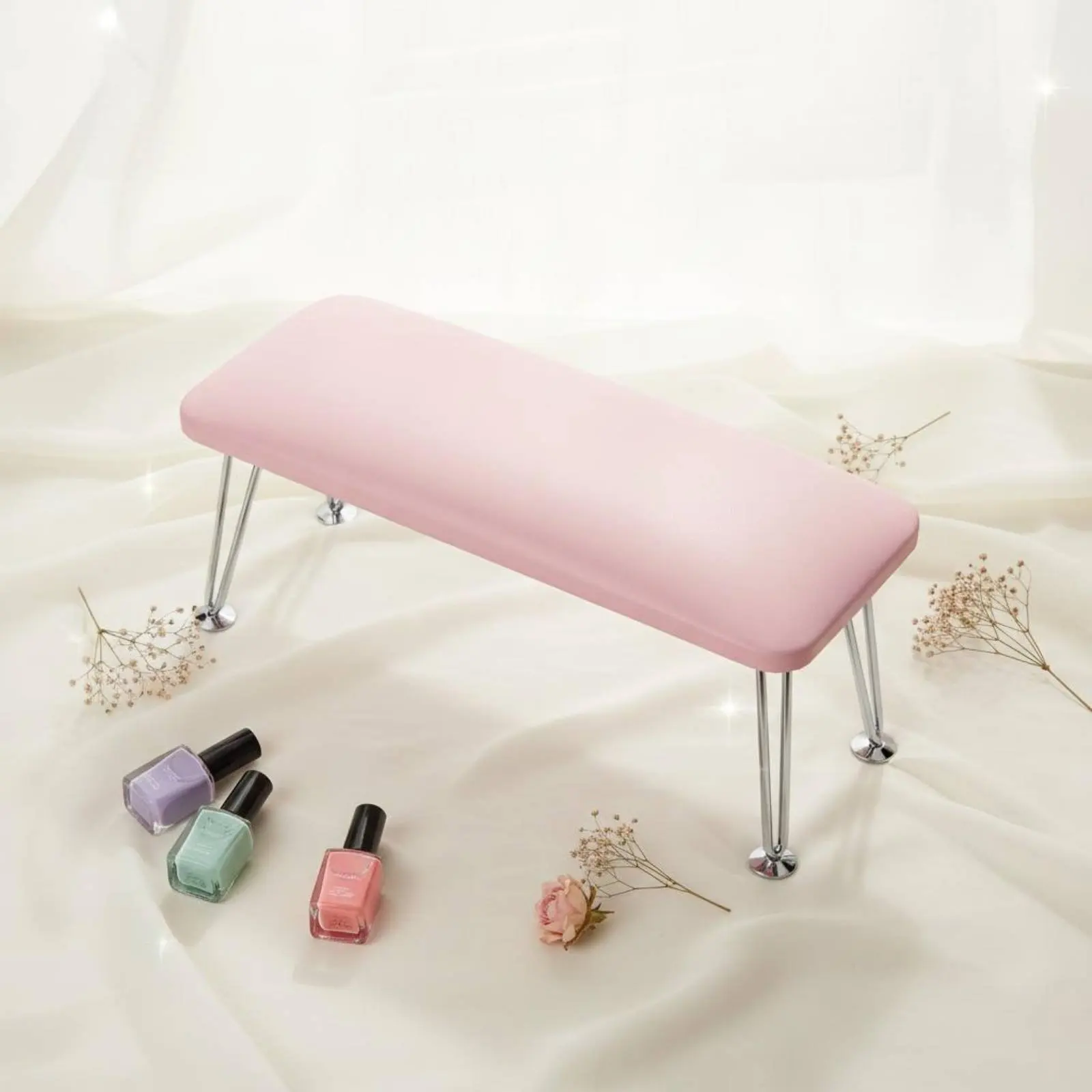 

Manicure Armrest Stand Portable Manicure Hand Pillow Nail Limb Rest Easy to Clean Salon Equipment Detachable for Home Use