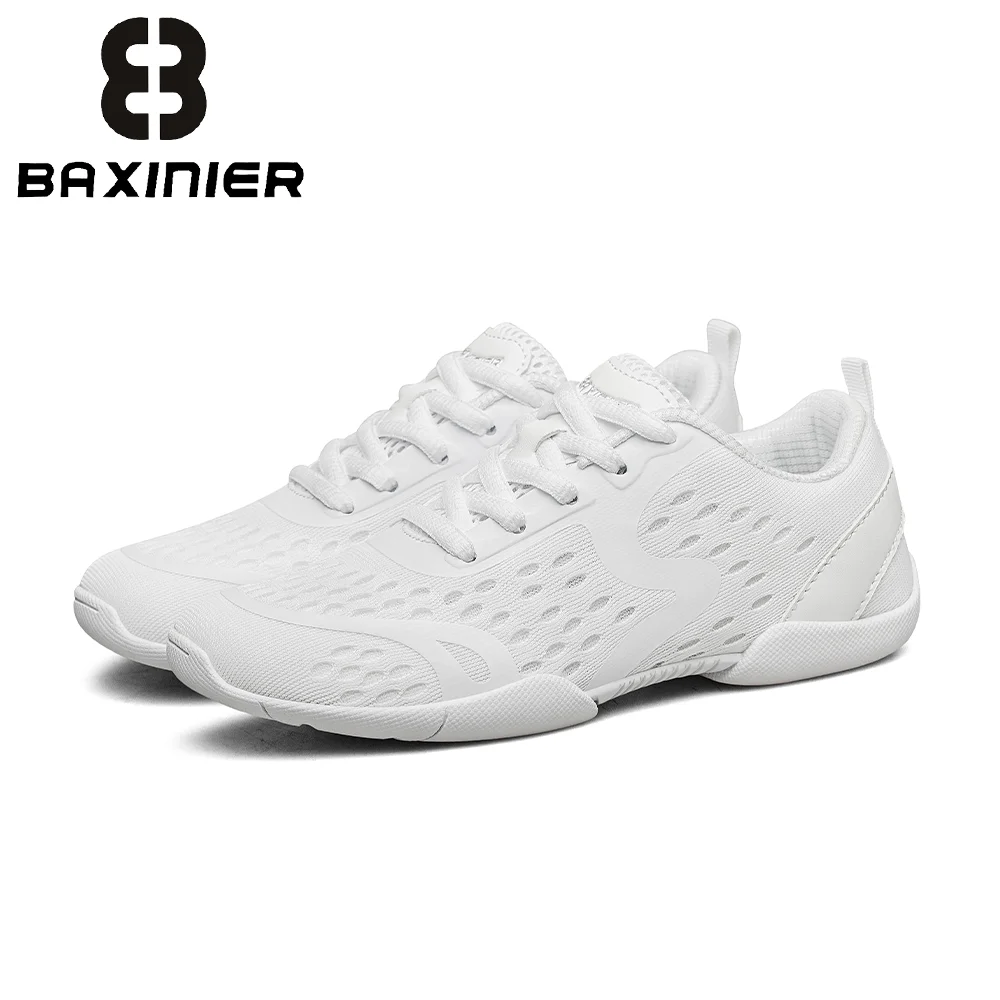 

BAXINIER Misses Frosty Cheer Sneakers Ultralight Airy Kids Tournament Shoes for Maidens Step Practice Gym Workout