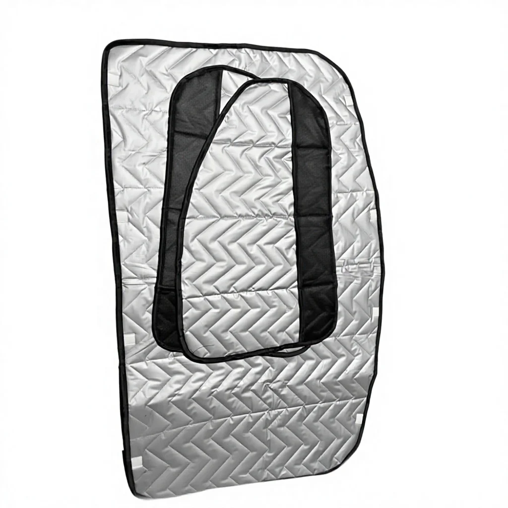 3-Piece Magnetic RV Window Sunshade Set RV Front Side Window Cover For Sprinter Van Foldable Magnetic Camper Side Blinds