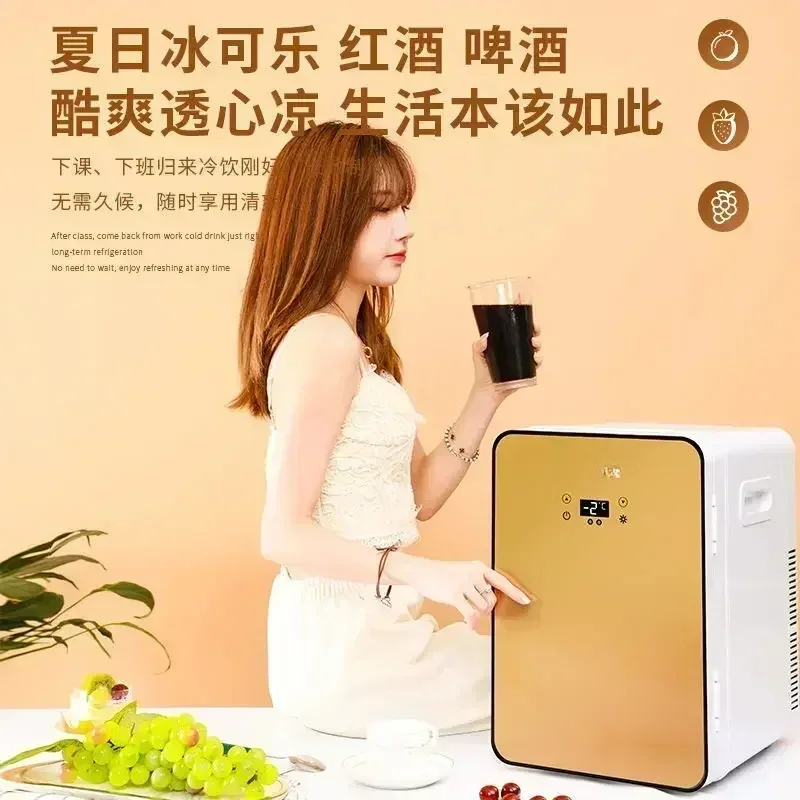 Home mini refrigerator student mask cosmetics refrigeration dormitory car refrigerator mini fridge