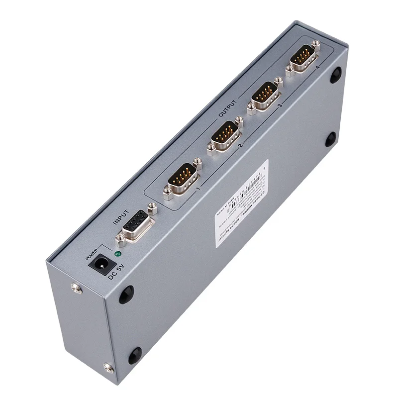 Distribuidor de porta serial de fornecedor de alta qualidade DTECH 1 a 4 divisor Rs232