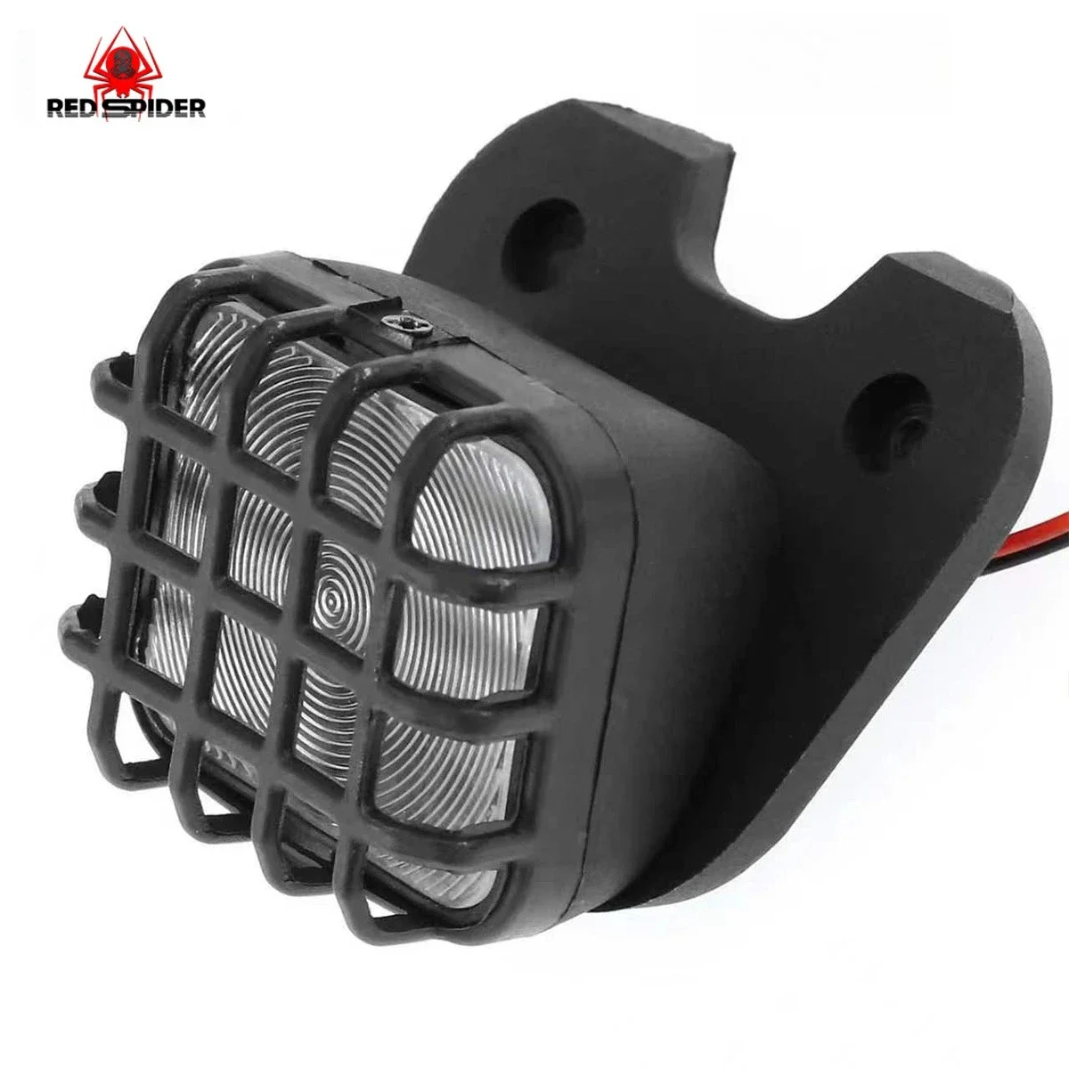 Retro Round Roof Light Cross-country Searchlight Headlight Spotlight for  LOSI 1/4 Promoto-MX RC Remote-controlled Motorcycle view 6
