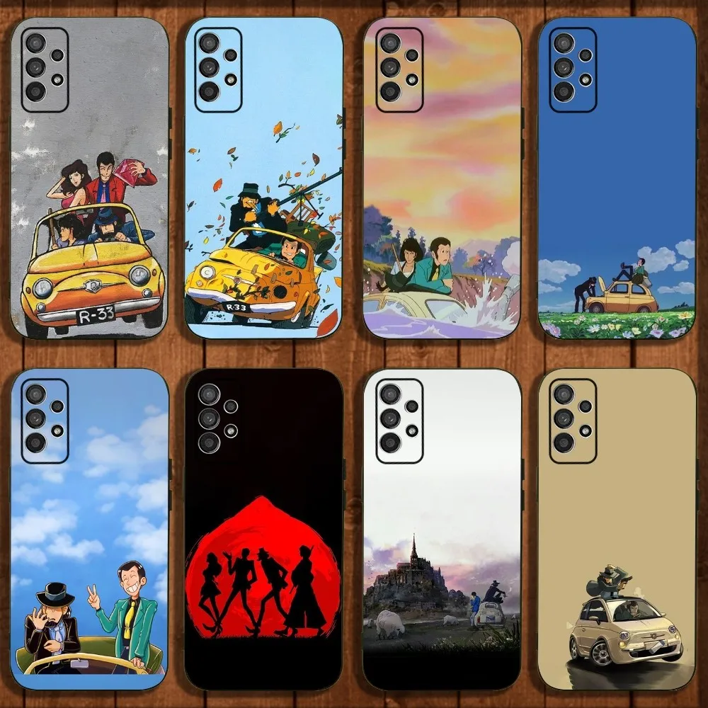 Anime L-Lupin The T-Third Phone Case For Samsung Galaxy A13,A21s,A22,A31,A32,A52,A53,A71,A80,A91 Soft Black Cover