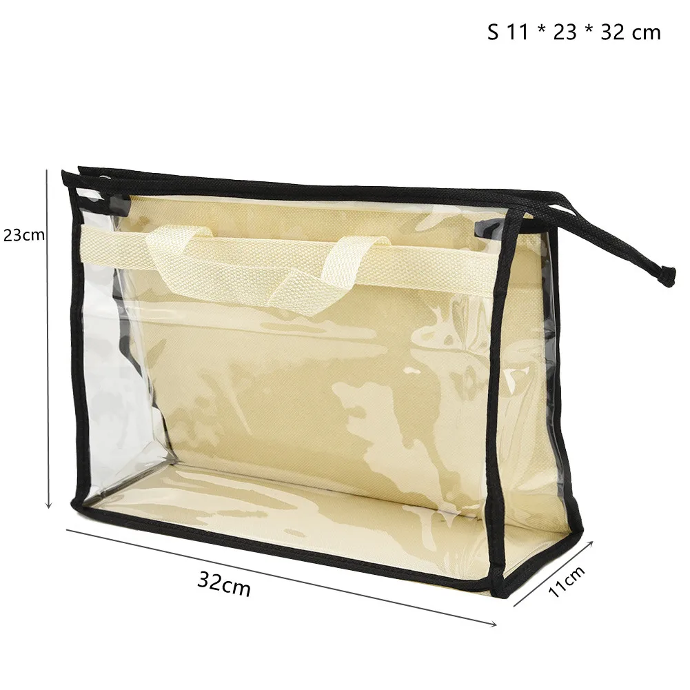 Dust Cover Bag Transparent Handbag Storage Bag Organizer Sealed Bag Leather Bag Protector Moisture-proof