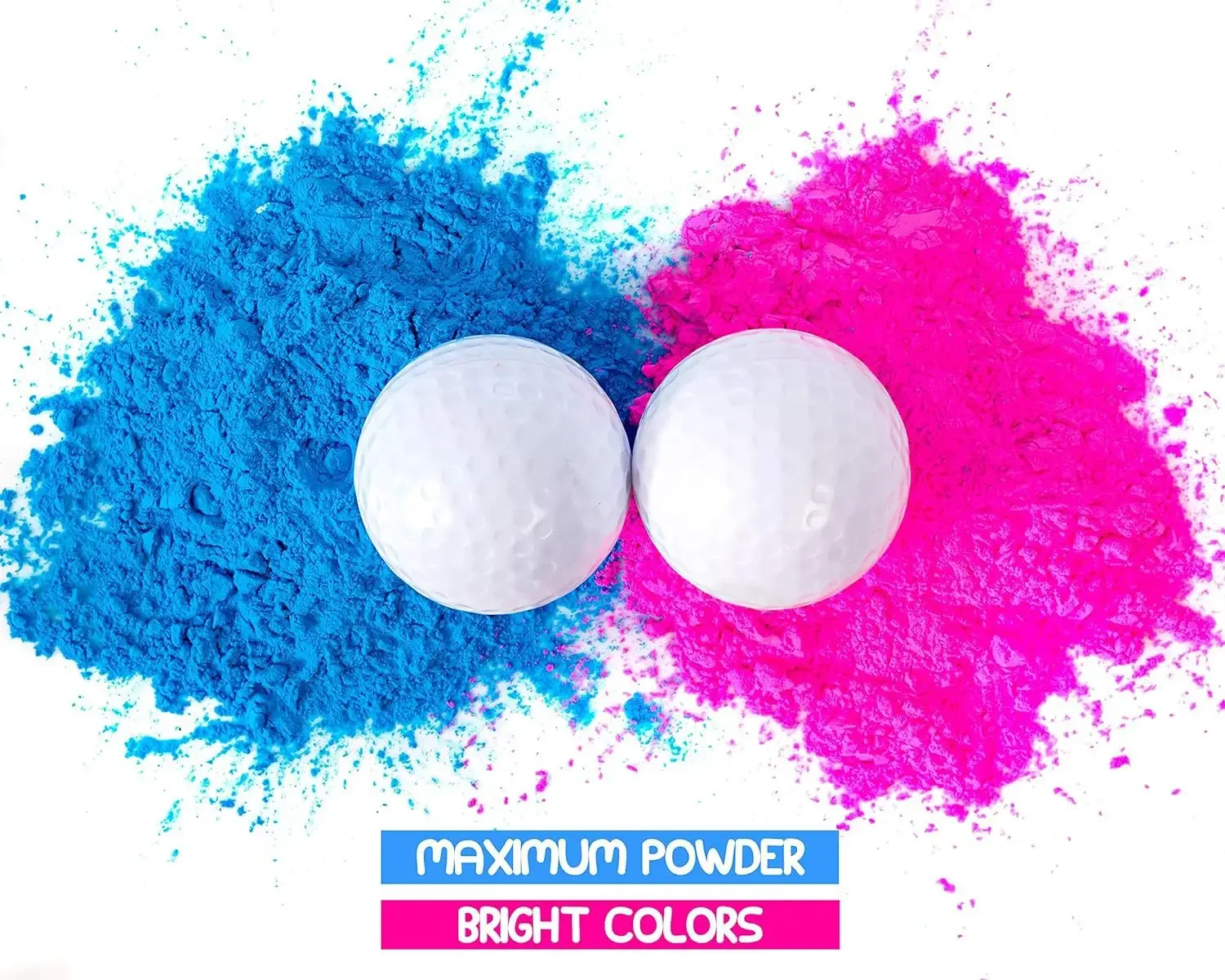 Gender Reveal Golf Balls Gender Disclosure Trick Ball Funny Golf Theme Party Powder Golf Ball Baby Shower Boy or Girl Prop SFX