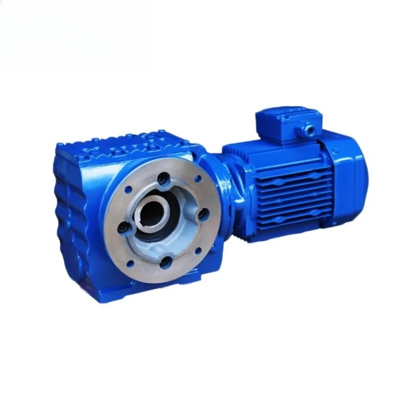 NBS سلسلة محرك معشق 1.5kw دودة علبة التروس حلزونية الزاوية اليمنى علبة التروس مخفض السرعة للآلات الزراعية