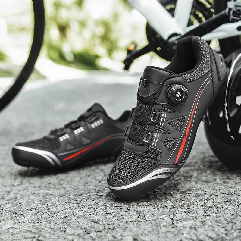 

unisex leisure comfortable road mountain bike riding shoes four season new breathable anti fall hard soled off-road riding shoes