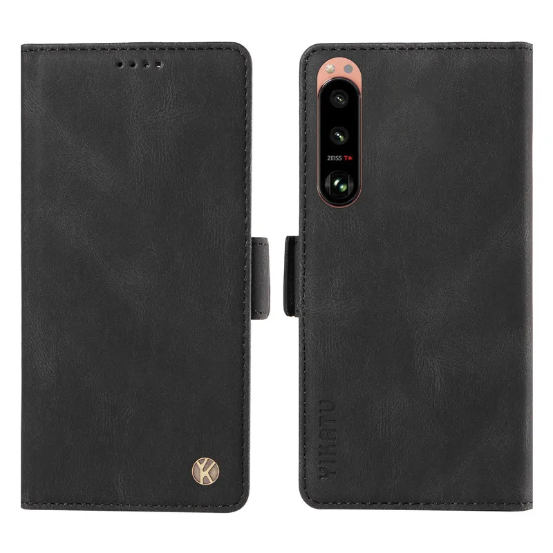 

New Fashion Flip Leather Phone Case For Sony Xperia 1 5 10 IV III V 2023 Wallet Card Slot Protect Shell Cover