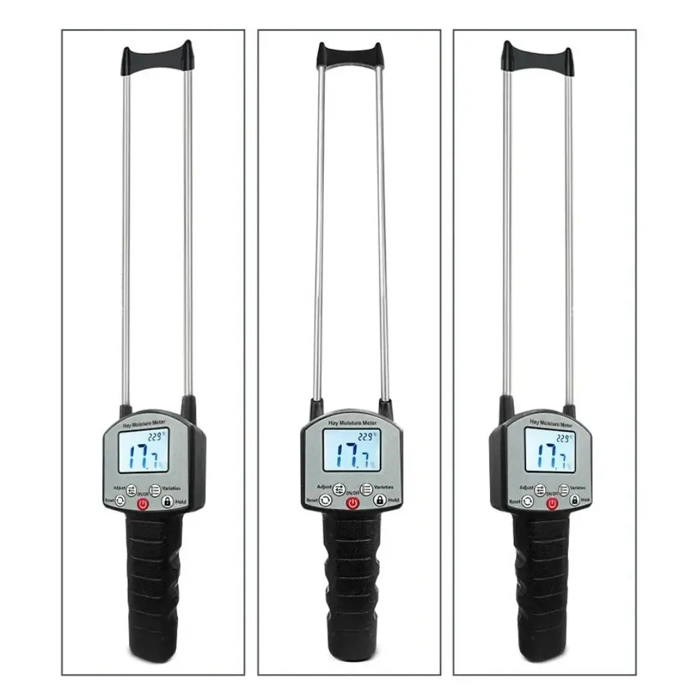 With Probe Portable Hay Moisture Meter Top Quality Real-Time Monitoring Hay Moisture Tester Digital Display Precision