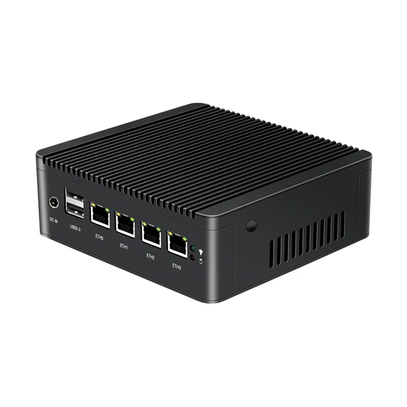 Mini pc x86 router celeron j4125 n4000 4x2,5g ethernet 4g sim slot unterstützung virtual isierung openwrt pfsense windows linux