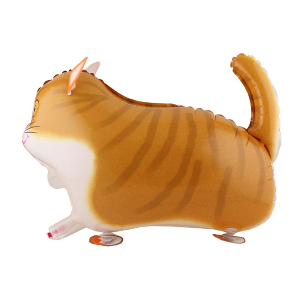 

5Pcs Cat Balloons Safe Self Seal Leak Proof Birthday Animal Foil Balloons Kids Toy Cartoon Balloon