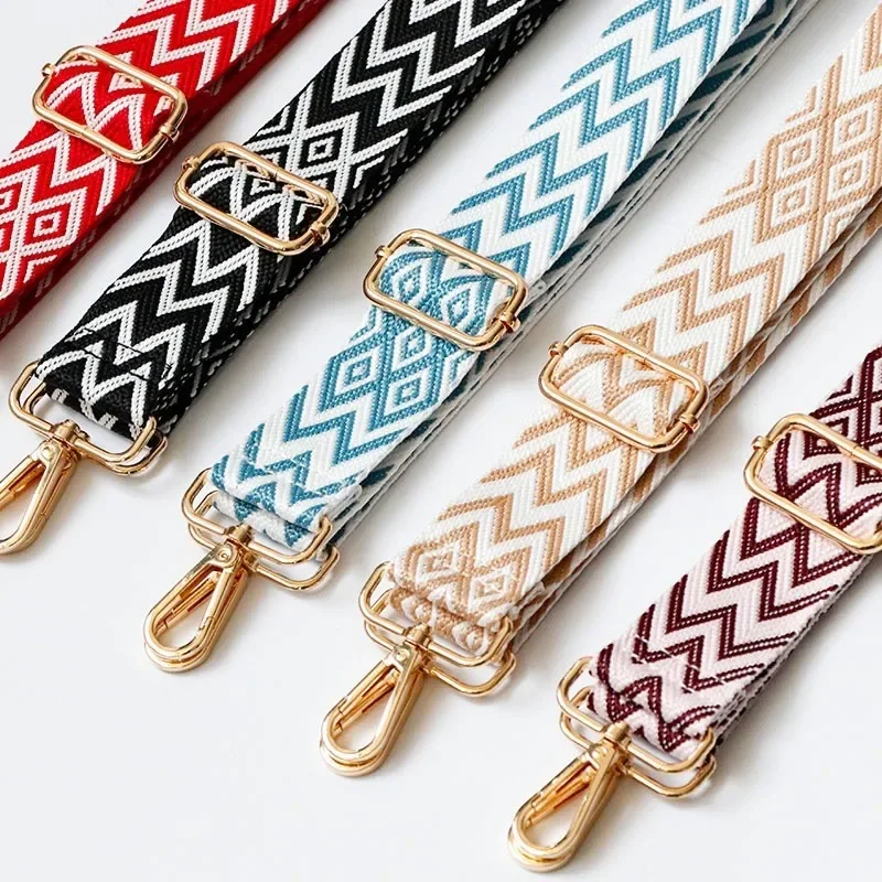 Adjustable Length Bag Strap Fashionable Full-colour Printing Women Messenger Belts Replacement Crossbody Handbag Shoulder Strap