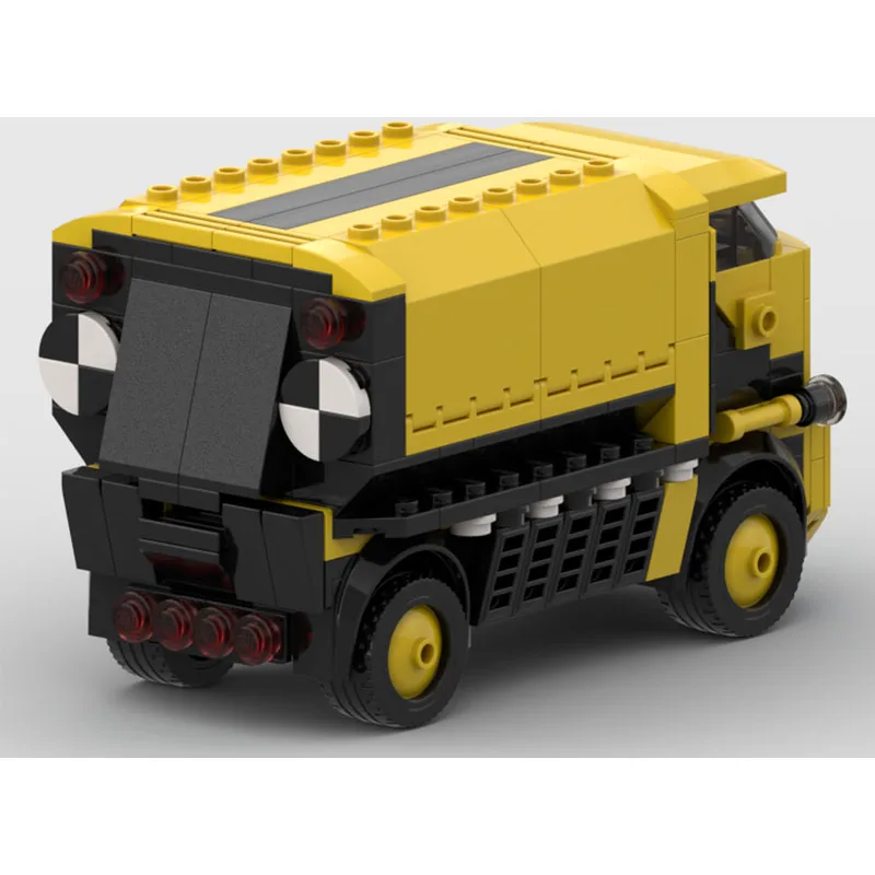 MOC-250177 Building Block Truck Transport Compartment Building Blocks Model Assemble Small Particles Creative Brick Gifts 244PCS