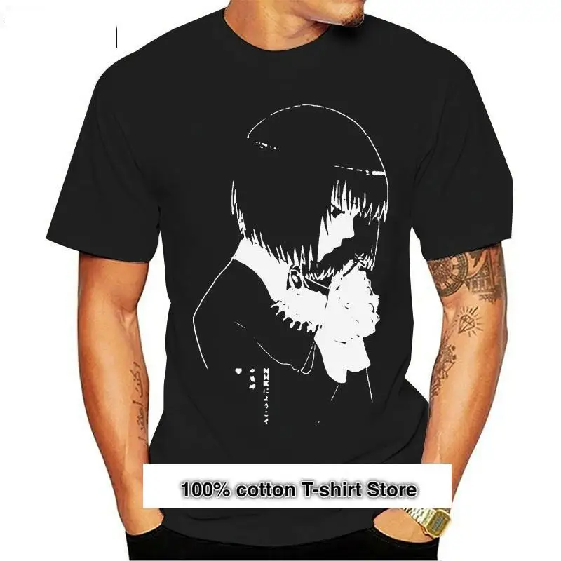 Camiseta de Anime para hombre, prenda de vestir, con estampado de NHK, Misaki, Nakahara