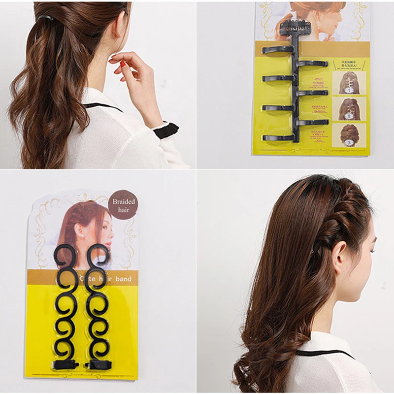 Lady Hair Braiding Tools Hair Twist Braider French Lazy Fashion Salon Women Braider Maker Hair DIY Braiding Styling Accessories