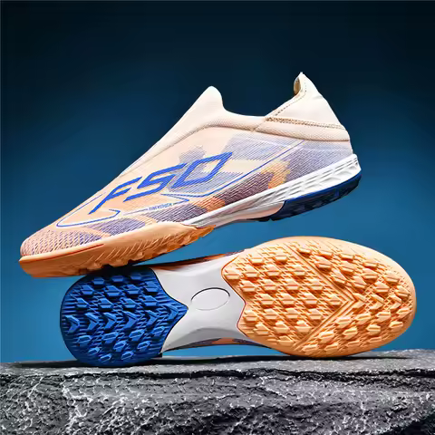 New Men's Soccer Shoes Grass Adult Football Boots Ultralight Sport Indoor Cleats Non-Slip Non Slip Fg Turf Futsal Comfortable