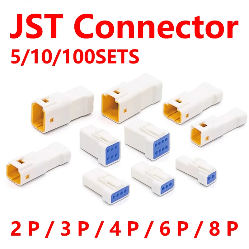 5/10/100sets JST Connector JWPF-VSLE-S 03R Automotive Wiring Harness Car Led Light Strip Plug Joint Matching Terminals