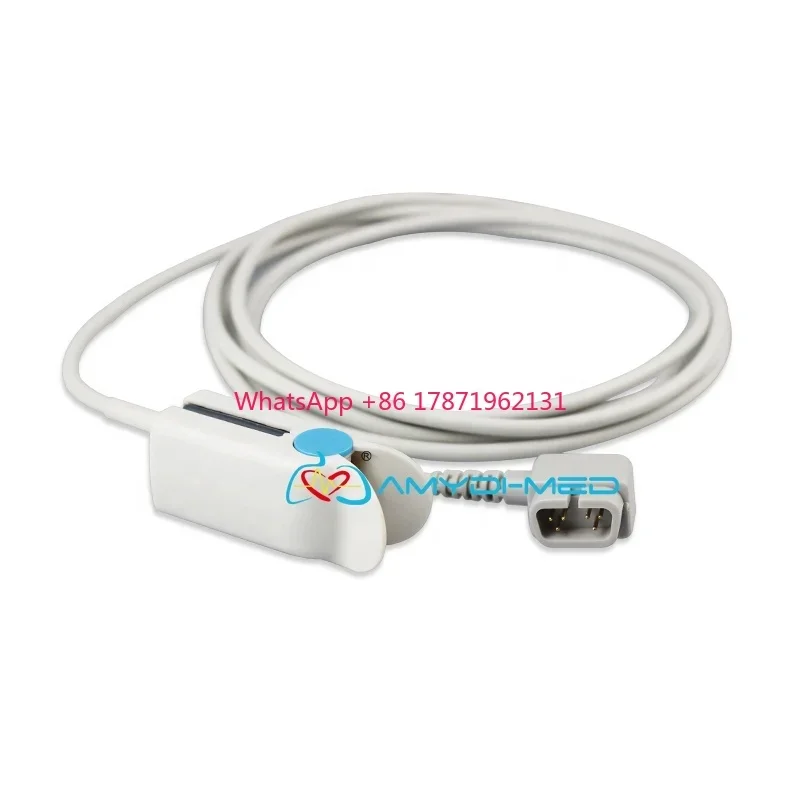 

Medical Cables Spo2 Sensor Manufacturer Compatible With CSI 503DX 503Spot 504 DX 506 506DX Adult Finger Clip Spo2 Sensor