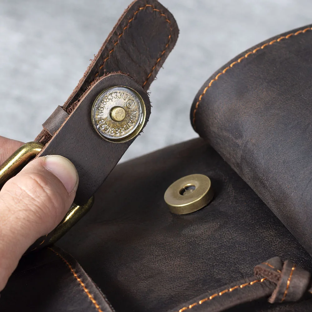 S.WORKER Vintage Echtleder-Rucksack Laptop-Tasche Lässiger Crazy-Horse-Leder-Schulrucksack – Detail 13