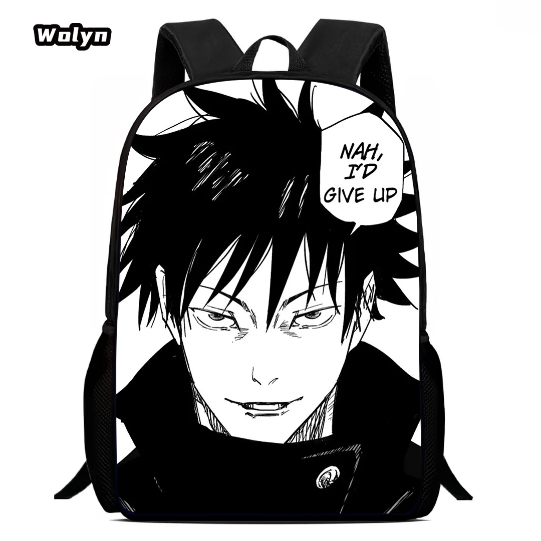 Anime Mahito School bags for Boy Girls Mochila Cartoon Children's Backpack,Light Weight Kids Backpack for 4-9 years Old