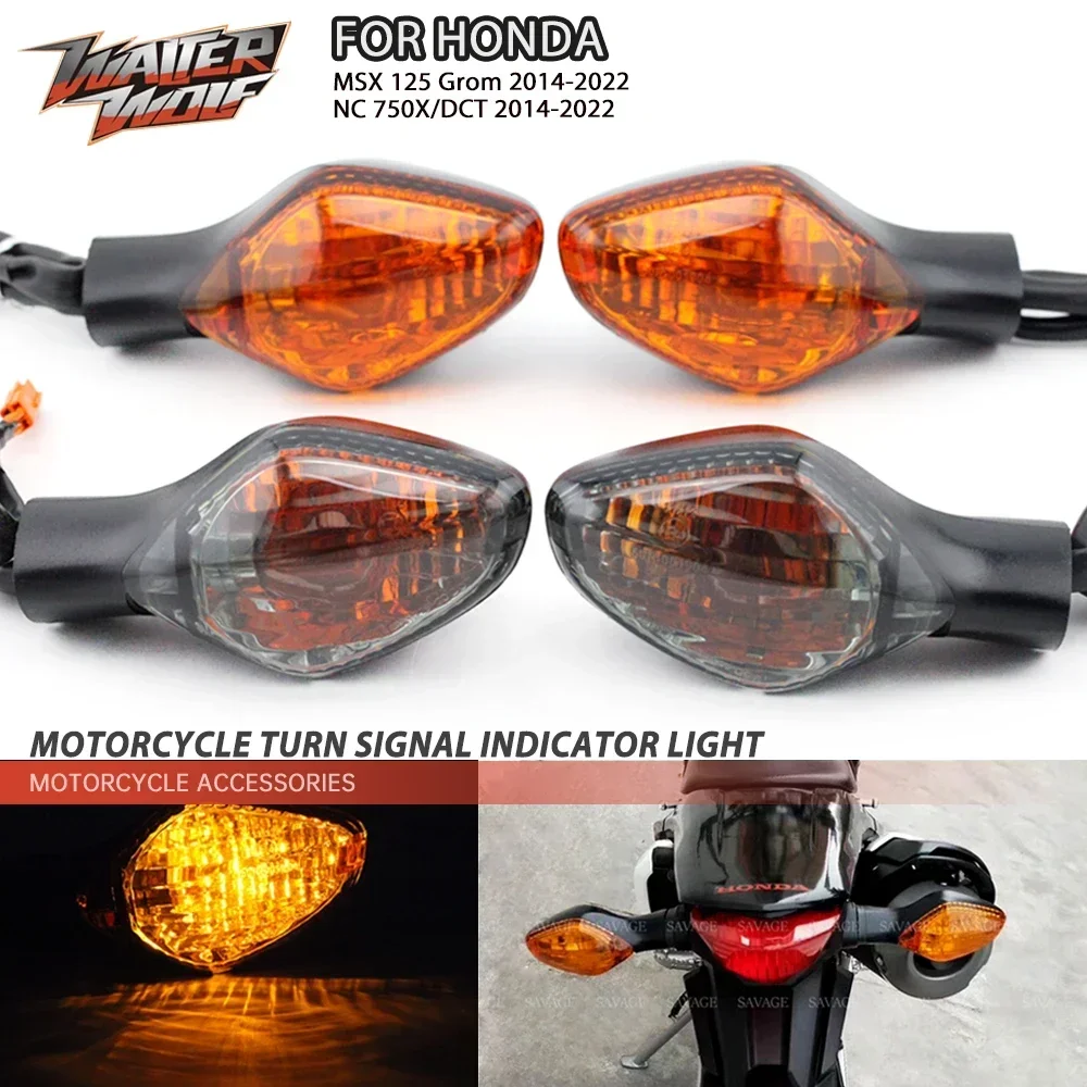 Turn Signal Indicator Light For HONDA NC700 NC750 S X D N CTX DCT Grom MSX125 CMX 300 500 CBR CB650F Motorcycle Front Rear Lamp