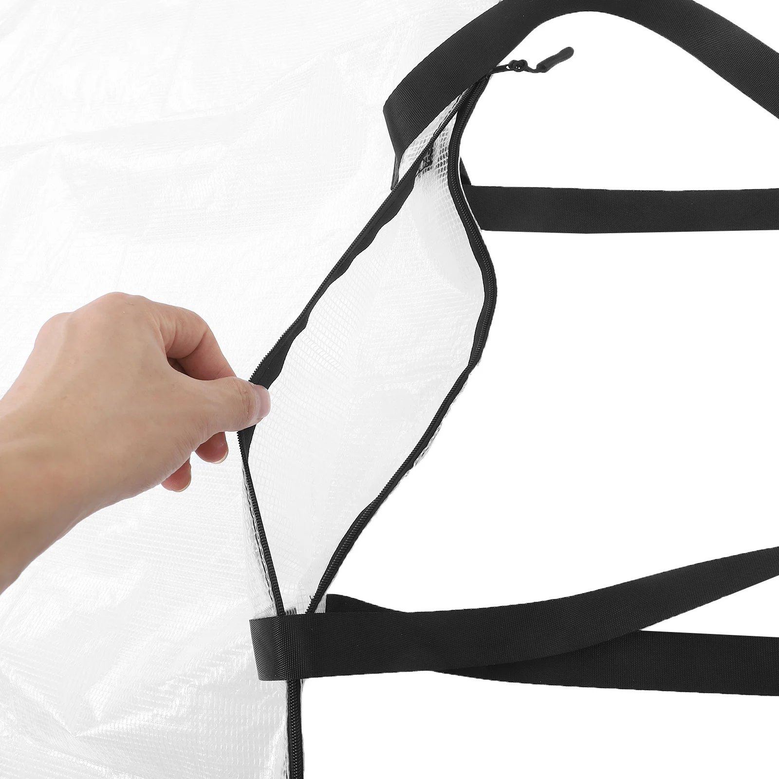 

2Pcs File Bag Clear Large Capacity Art Portfolio Case Handheld Drawing Board Organizer Art Portfolio Case Poster Storage Bag