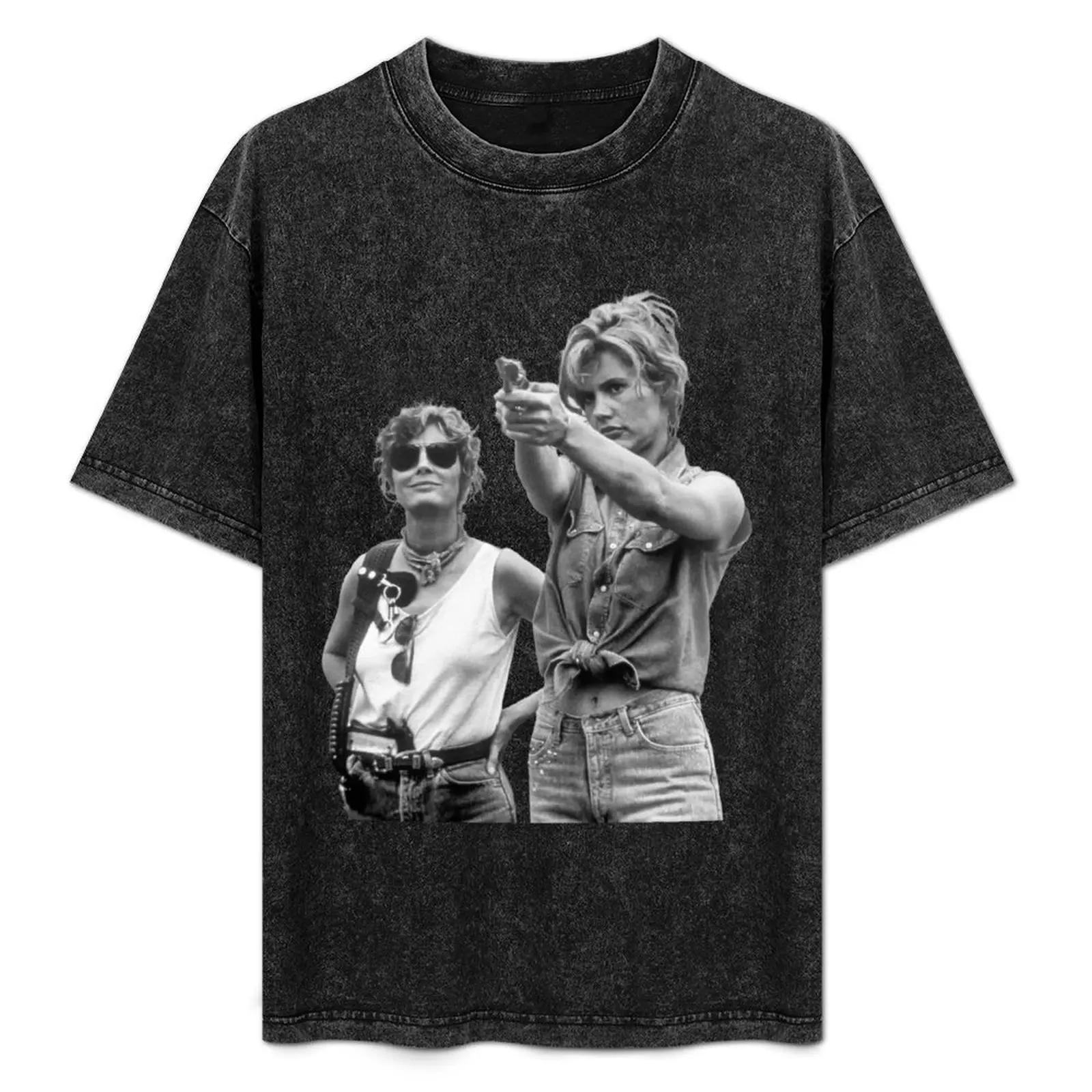 Thelma and Louise t shirt movie geena davis susan sarandon T-Shirt heavyweights anime clothes fitted t shirts for men