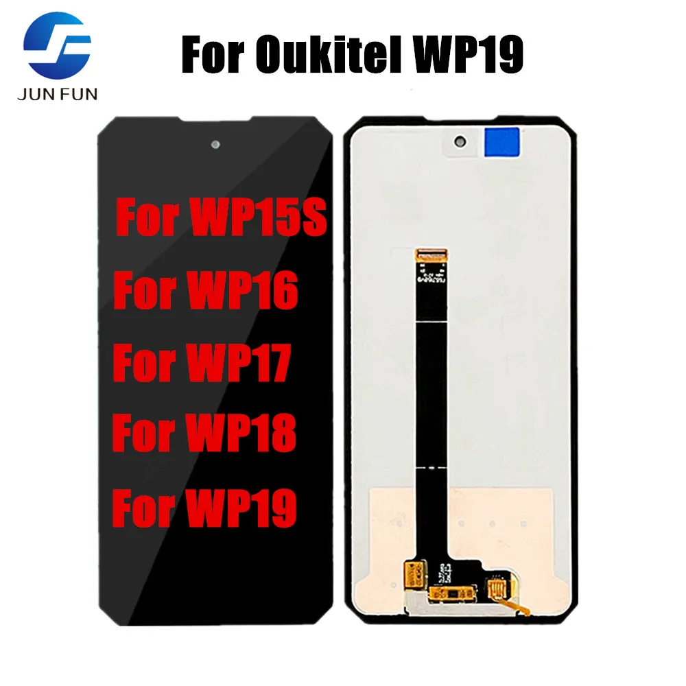 

Mobile LCD Display For Oukitel WP15S WP16 Pro WP17 WP18 WP19 LCD Display With Touch Screen Digitizer Panel Glass Lens Sensor