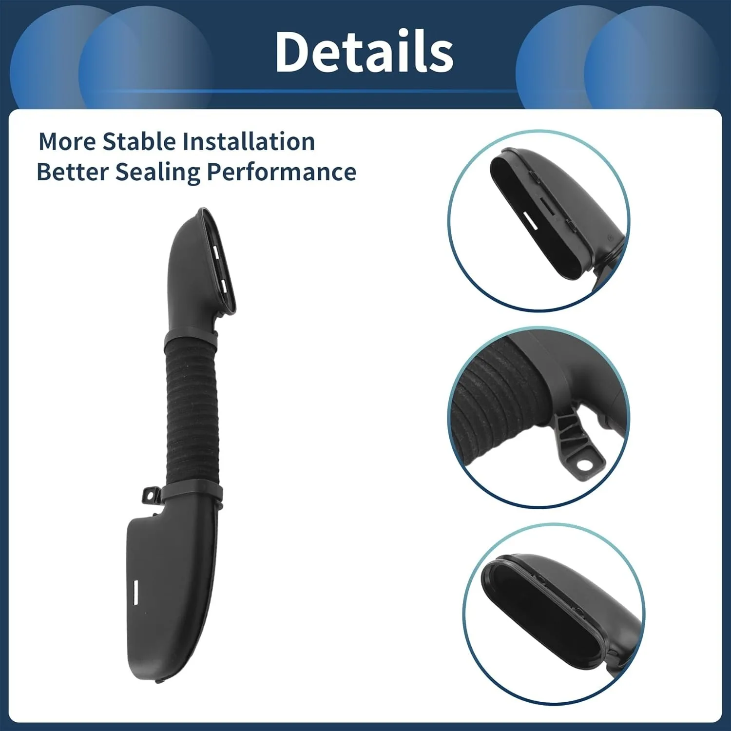 Wąż dolotowy powietrza silnika do Mercedes Benz C180 C200, wąż dolotowy filtra powietrza nr 6260900037, plastikowy, 1 szt.