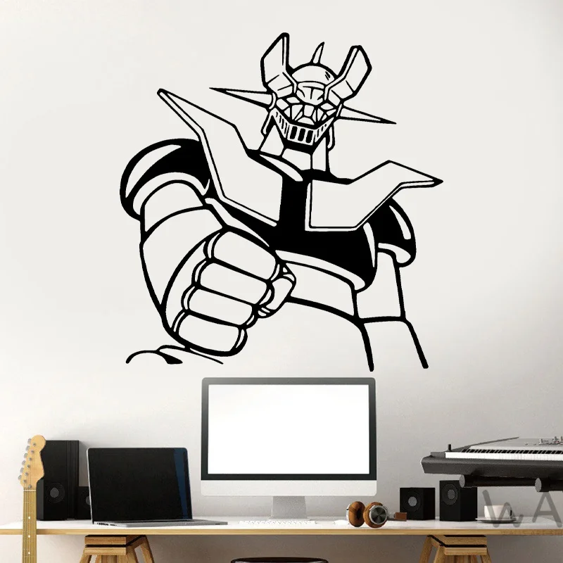 Wall Sticker Mazinger Z. Classic Cartoon For Lovers Of The Series Of The 80s. Cool  Giant Robot  Wall Decal Vinyl Sticker A425