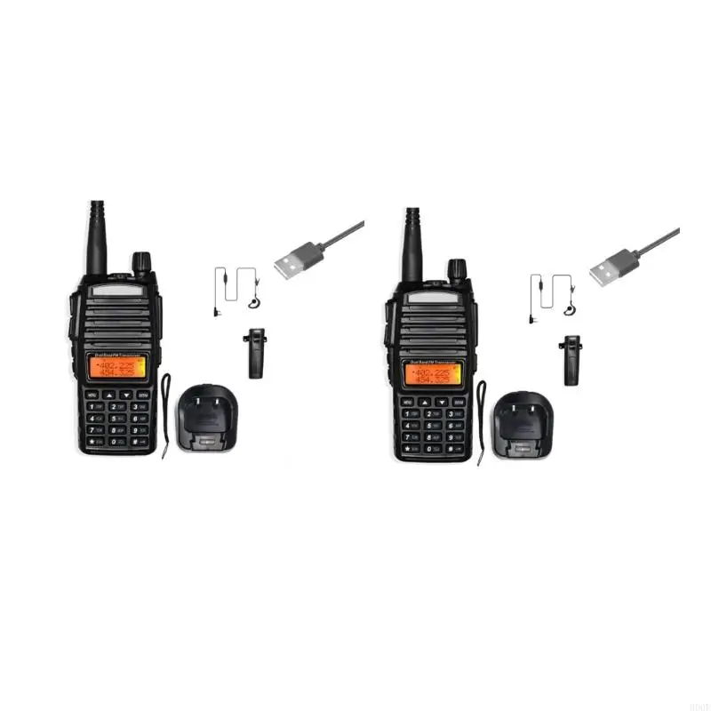 900F 2 Set/4 Set 2 Way Radio com lanterna Talkies 5W/8W Radio Long Ranges 128 canal