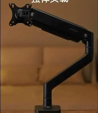 Soporte de monitor de gran capacidad de carga, brazo robótico tipo cantilever, base elevadora VESA para pantalla portátil de computadora