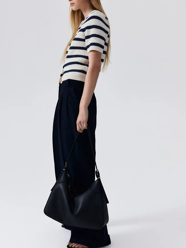 Modny, dziergany, otwarty kardigan z okrągłym dekoltem, sweter, zapinany na jeden guzik, teksturowany, letni, nowy model, damski, dopasowany, do pracy...