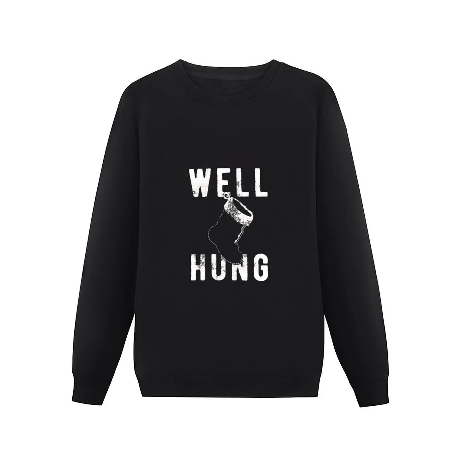 Well Hung Christmas Stocking Design Offensive Humour Xmas Gift Ideas Pullover Hoodie tracksuit men new hoodies and sweatshirts